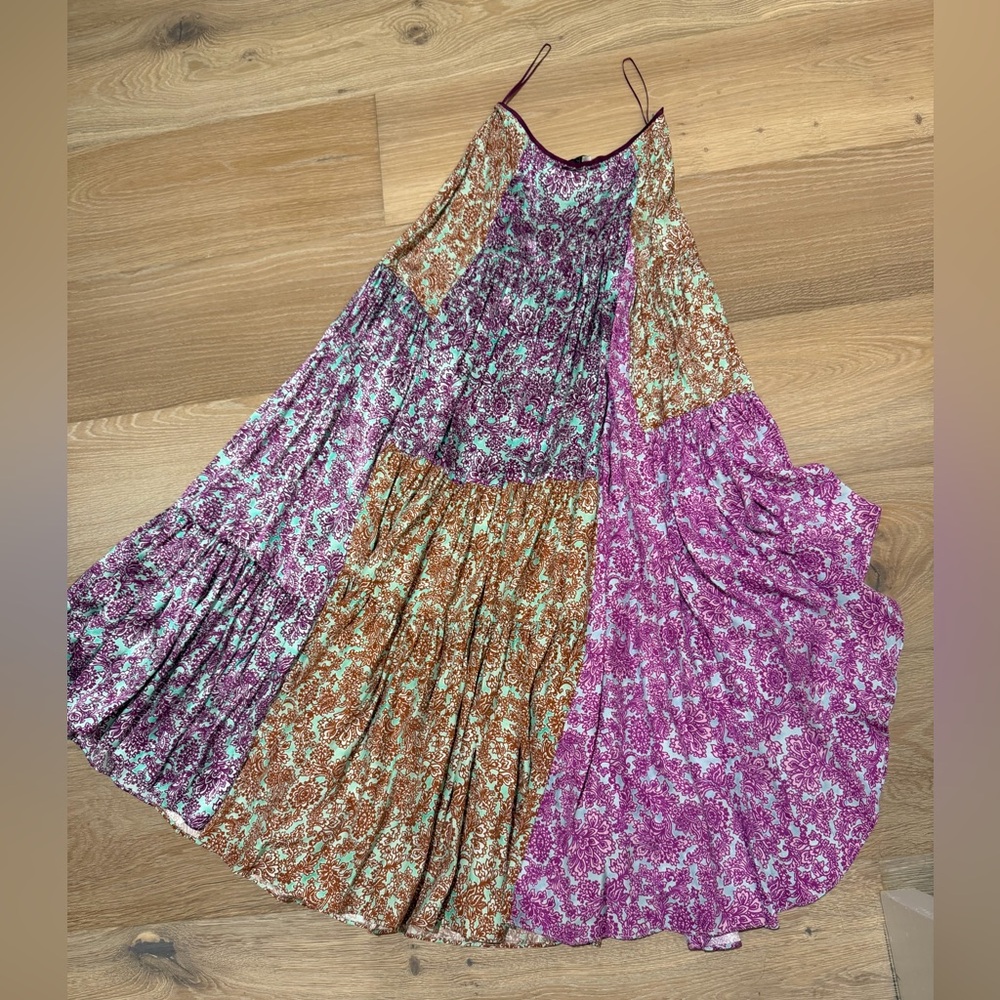 Amur Scout Floral Patchwork Maxi Skirt - Picture 2 of 11